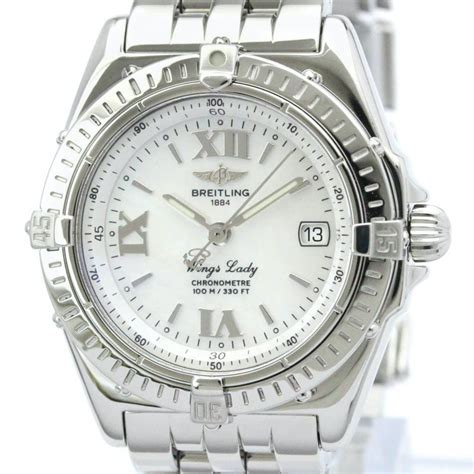 breitling wings lady diamond|Breitling Wings Lady A67350 .